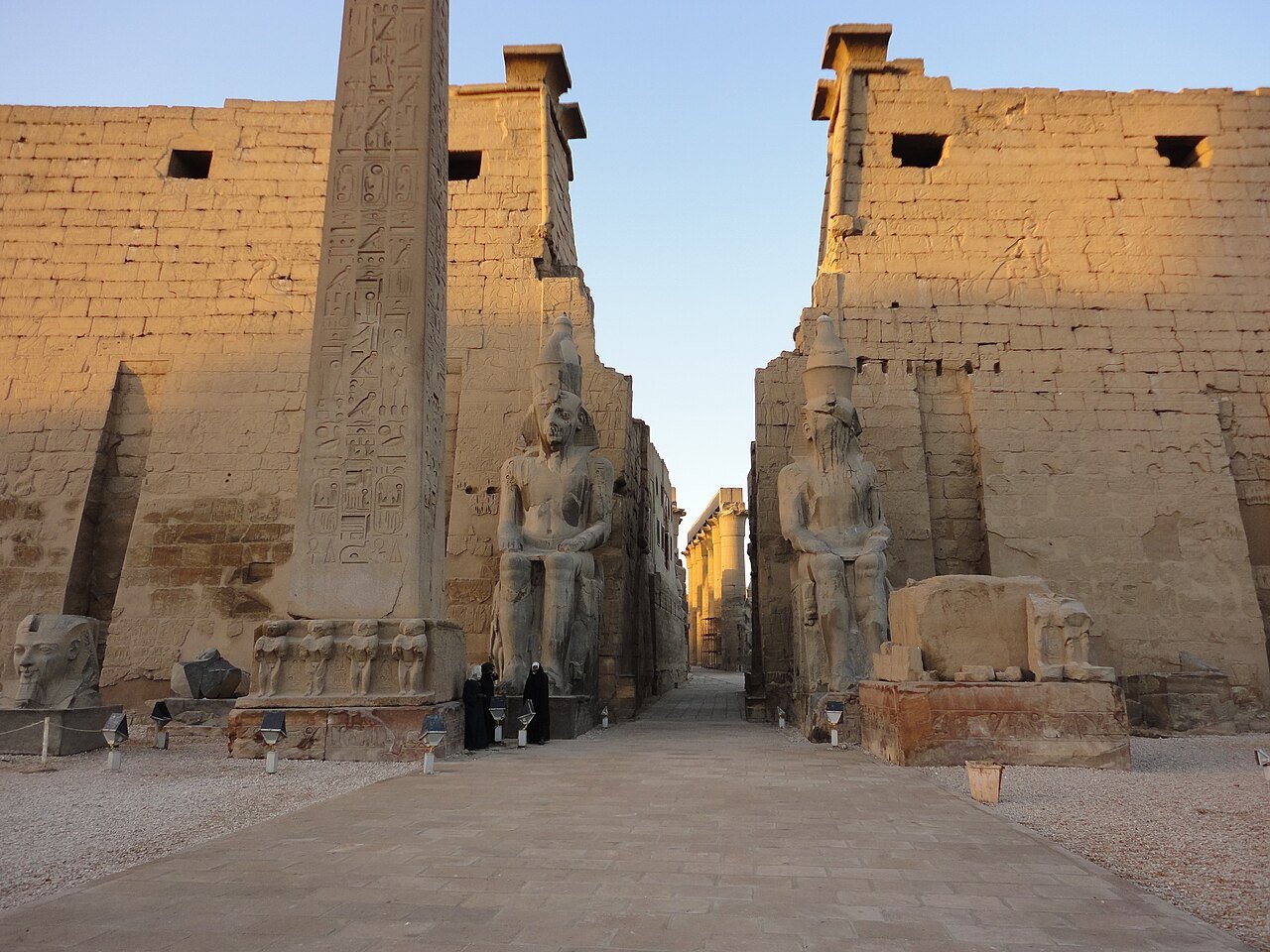 Private access at Luxor Temple